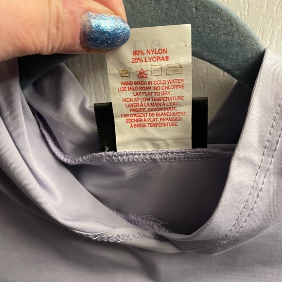 Concept xxv large light purple sleeveless top stretchy with hood. - Picture 5 of 5